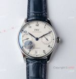 Super Clone IWC Portugieser 7 Days ZF Factory IW500107 Blue Leather Strap 1:1 Copy Watch